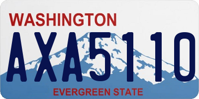 WA license plate AXA5110