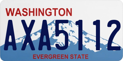 WA license plate AXA5112