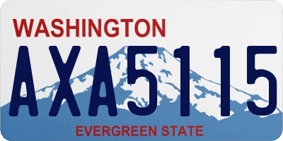 WA license plate AXA5115