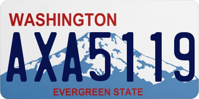 WA license plate AXA5119