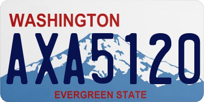 WA license plate AXA5120