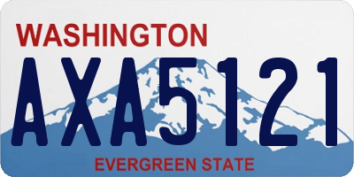 WA license plate AXA5121