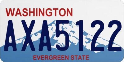 WA license plate AXA5122