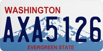 WA license plate AXA5126