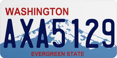 WA license plate AXA5129
