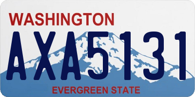 WA license plate AXA5131