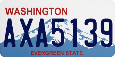 WA license plate AXA5139
