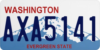 WA license plate AXA5141