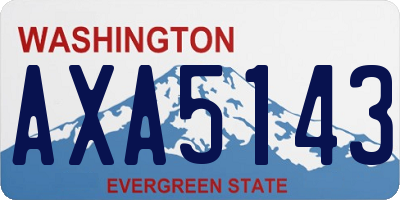 WA license plate AXA5143