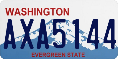 WA license plate AXA5144
