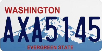 WA license plate AXA5145
