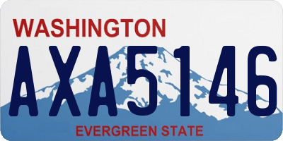 WA license plate AXA5146