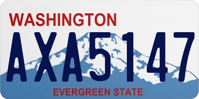 WA license plate AXA5147