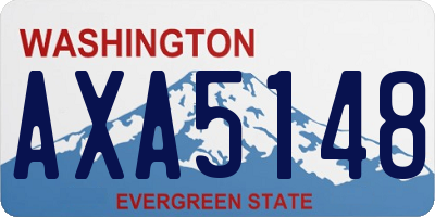 WA license plate AXA5148