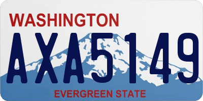 WA license plate AXA5149