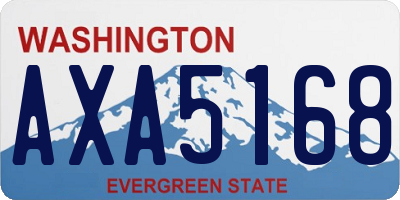 WA license plate AXA5168