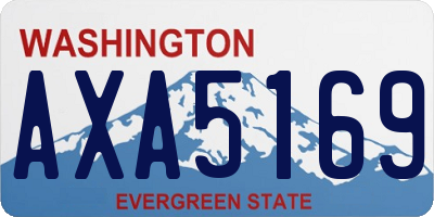 WA license plate AXA5169