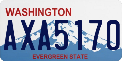 WA license plate AXA5170