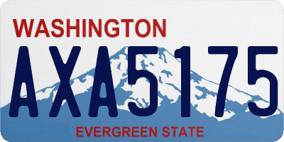 WA license plate AXA5175