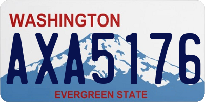 WA license plate AXA5176
