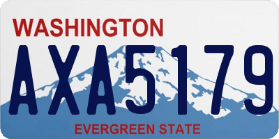 WA license plate AXA5179