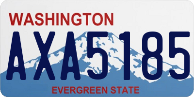 WA license plate AXA5185