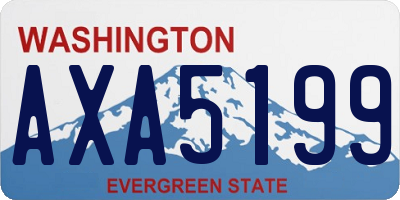 WA license plate AXA5199