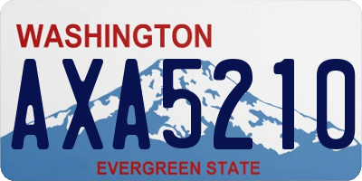 WA license plate AXA5210