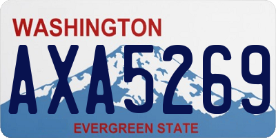 WA license plate AXA5269