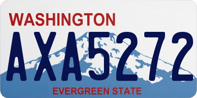 WA license plate AXA5272