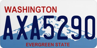 WA license plate AXA5290