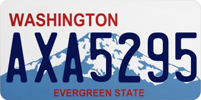 WA license plate AXA5295