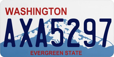WA license plate AXA5297