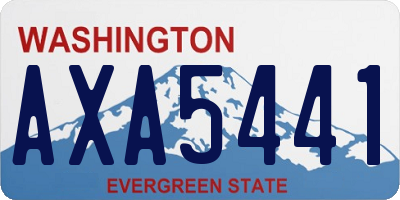 WA license plate AXA5441