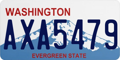 WA license plate AXA5479