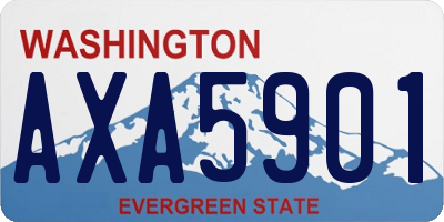 WA license plate AXA5901