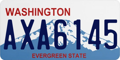 WA license plate AXA6145