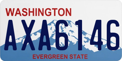 WA license plate AXA6146