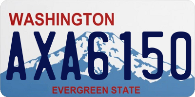 WA license plate AXA6150