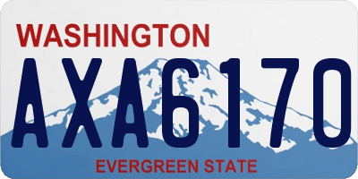 WA license plate AXA6170