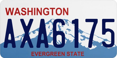 WA license plate AXA6175