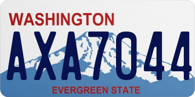 WA license plate AXA7044
