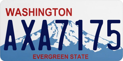 WA license plate AXA7175