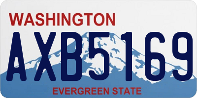 WA license plate AXB5169