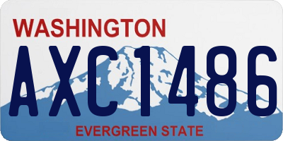 WA license plate AXC1486