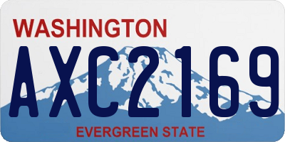 WA license plate AXC2169