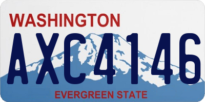 WA license plate AXC4146