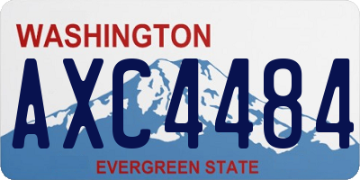 WA license plate AXC4484