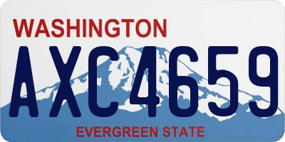 WA license plate AXC4659
