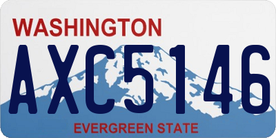 WA license plate AXC5146
